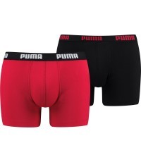 Мужские боксеры Puma Basic Boxer, чёрно-красные