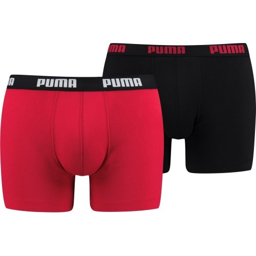 Мужские боксеры Puma Basic Boxer, чёрно-красные