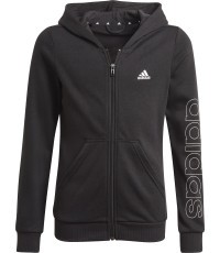 Adidas Džemperis Mergaitėms G Lin Fz Hoodie Black GN4050