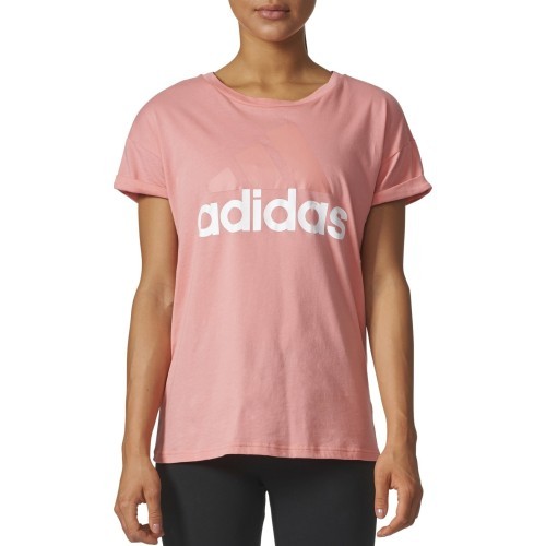 Adidas ESS LIN LO Tee T-Shirt Tactile Rose