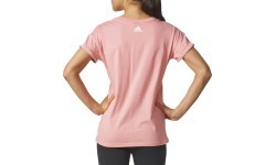 Adidas Palaidinė ESS LIN LO TEE Tactile Rose