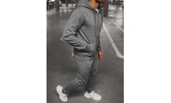 J.Style Men's Fleece Sports Suit Grey 68C10386-5