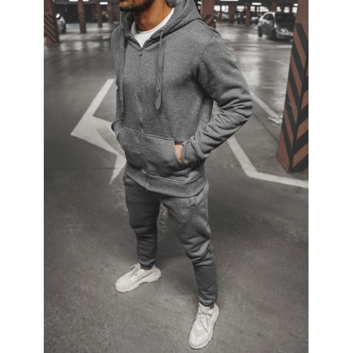 J.Style Sportinis Kostiumas Vyrams Fleece Grey 68C10386-5
