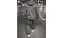 Мужской флисовый спортивный костюм J.Style Grey 68C10386-5