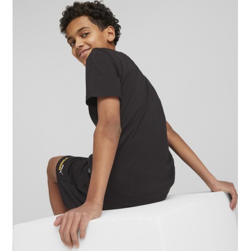 Puma Ess+ 2 Col Logo Tee Junior T-shirt Black 586985 91