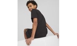 Puma Ess+ 2 Col Logo Tee подростковая футболка Black 586985 91