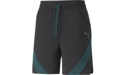 Puma Men's Shorts Train Fit Woven 7'' Short Black Green 522132 56