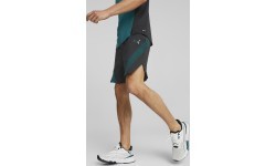 Puma Šortai Vyrams Train Fit Woven 7'' Short Black Green 522132 56