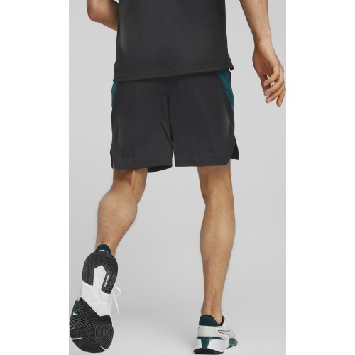 Мужские шорты Puma Train Fit Woven 7'' Short Black Green 522132 56