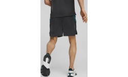 Puma Men's Shorts Train Fit Woven 7'' Short Black Green 522132 56