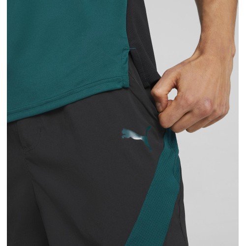 Puma Men's Shorts Train Fit Woven 7'' Short Black Green 522132 56