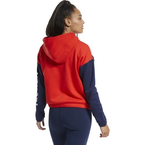 Reebok Women's Sweatshirt Te Linear Logo Fl F, red