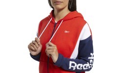 Reebok Women's Sweatshirt Te Linear Logo Fl F, red