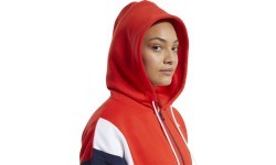Reebok Women's Sweatshirt Te Linear Logo Fl F, red