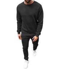 J.Style мужской спортивный костюм флисовый Black 68C10380-3