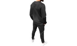 J.Style Sportinis Kostiumas Vyrams Fleece Black 68C10380-3