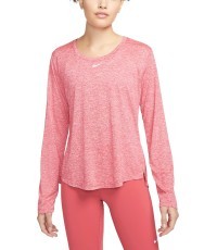 Женская футболка с длинным рукавом Nike One Dri-FIT розовая DD0641 622