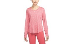 Женская футболка с длинным рукавом Nike One Dri-FIT розовая DD0641 622