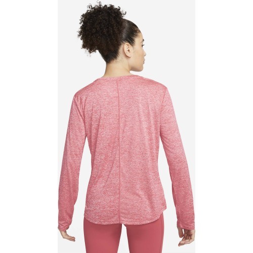 Женская футболка с длинным рукавом Nike One Dri-FIT розовая DD0641 622