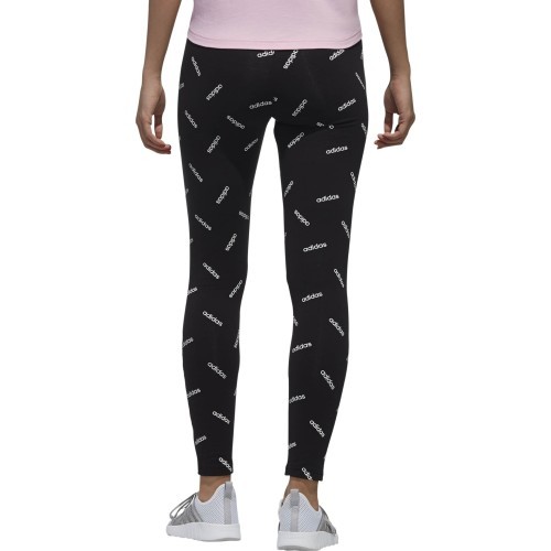 Женские леггинсы Adidas W AOP Tights Black DW8021