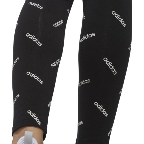 Женские леггинсы Adidas W AOP Tights Black DW8021