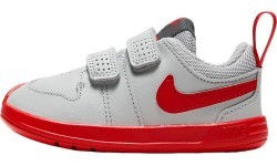 Nike Pico 5 Kids' Shoes Red Grey AR4162 004