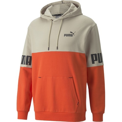 Мужская толстовка Puma Power Colorb оранжево-серая 848009 64