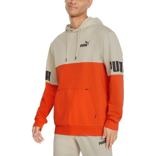 Puma Power Colorb men's sweatshirt orange grey 848009 64