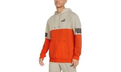 Мужская толстовка Puma Power Colorb оранжево-серая 848009 64