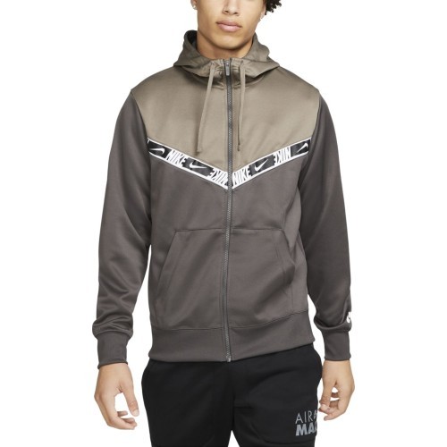 Nike NSW Repeat Pk Fz Hoodie Men's Sweatshirt, Khaki DM4672 254