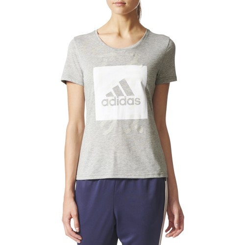 Adidas Blouse ID Badge of Sport Tee Grey CF4664