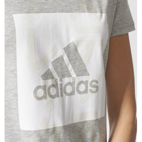 Adidas Palaidinė Id Badge Of Sport Tee Grey CF4664