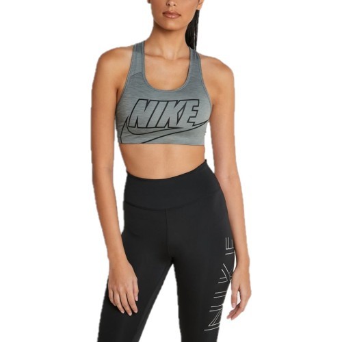 Nike Sportinė Liemenėlė Moterims Swooosh Futura Bra Grey BV3643 084