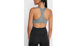 Женский спортивный бюстгальтер Nike Swoosh Futura, серый BV3643 084