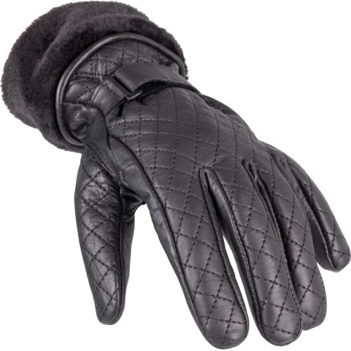 Women's Leather Gloves W-TEC Stolfa NF-4205 - Black
