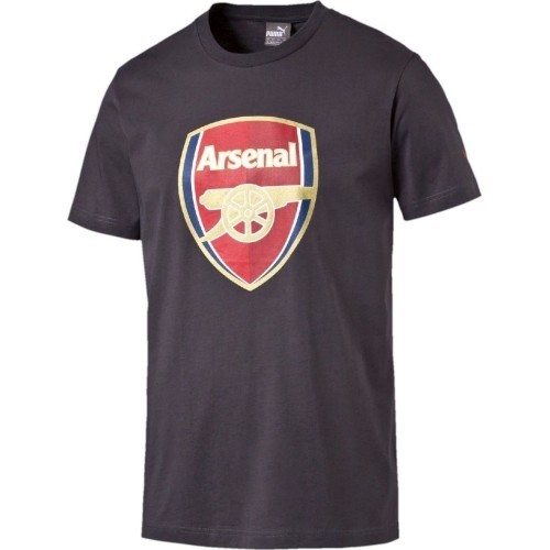 Puma AFC Fan Tee Crest Q3 Grey 749297 12 T-shirt