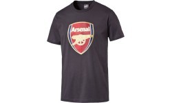 Puma AFC Fan Tee Crest Q3 Grey 749297 12 T-shirt
