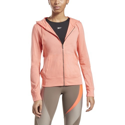 Reebok Džemperis Moterims Ri Jersey Full Zip Pink GI6610