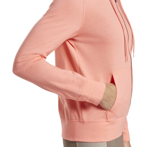 Женская толстовка Reebok Ri Jersey Full Zip розовая GI6610
