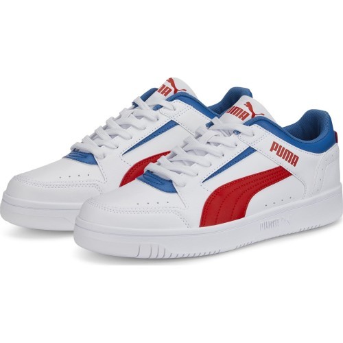 Puma Rebound Joy Low Men's Shoes White Blue Red 380747 16