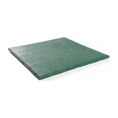Rubber Tile Base Premium - Square, Green