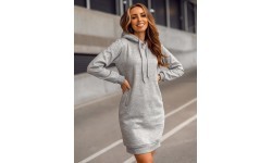 J.Style Women's Fleece Skirt Grey 68YS10005-2