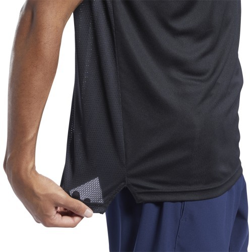 Reebok Men's T-Shirt Wor SS Tech Tee Black HB1721