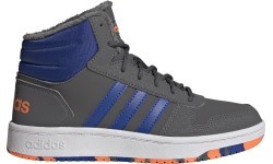 Кроссовки для мальчиков Adidas Hoops Mid 2.0 K серые FW4278