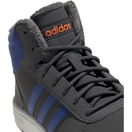 Кроссовки для мальчиков Adidas Hoops Mid 2.0 K серые FW4278