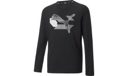 Футболка для подростков Puma Alpha Longsleeve Tee Black 670103 01