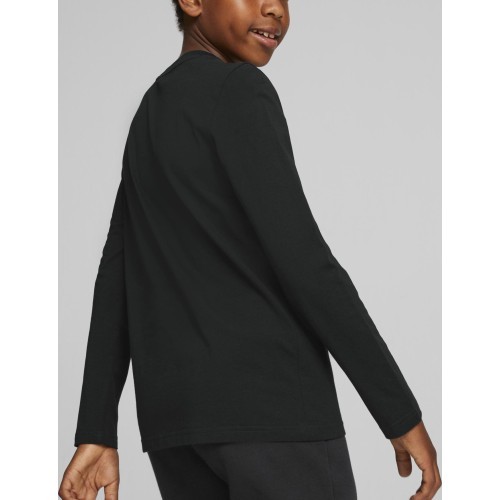 Футболка для подростков Puma Alpha Longsleeve Tee Black 670103 01