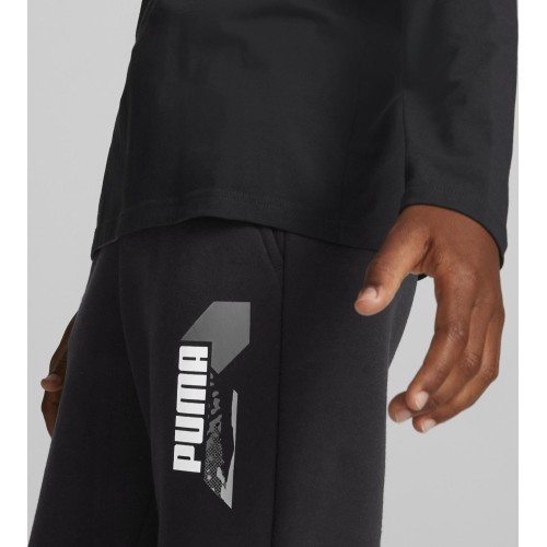 Футболка для подростков Puma Alpha Longsleeve Tee Black 670103 01