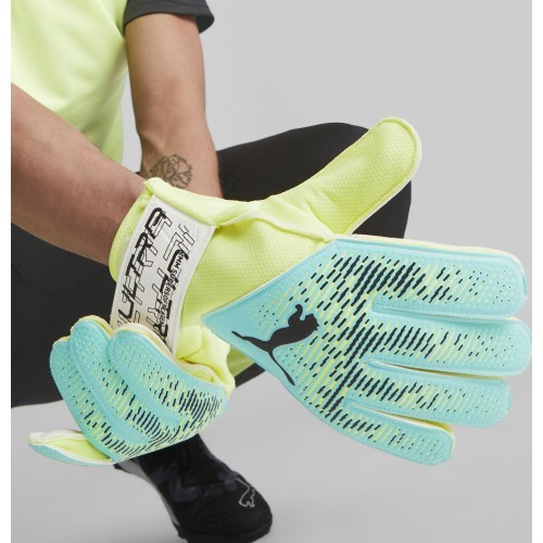 Puma Vartininko Pirštinės Puma Ultra Grip Yellow Green 041817 06