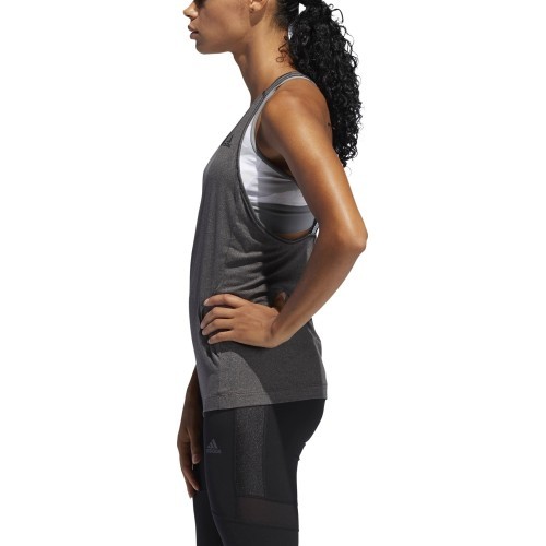 Adidas Palaidinė 3 Stripe Tank Black DU3459